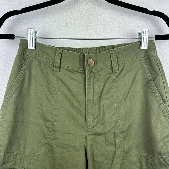 Gap Girlfriend Jogger Cargo Pants Womens 4 Green Hiking Active Outdoor Casual - Picture 6 of 9
